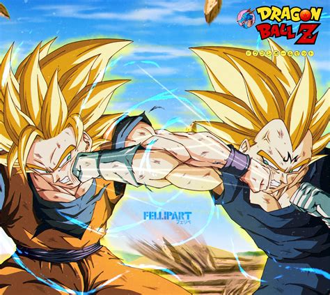 ssj2 goku vs majin vegeta